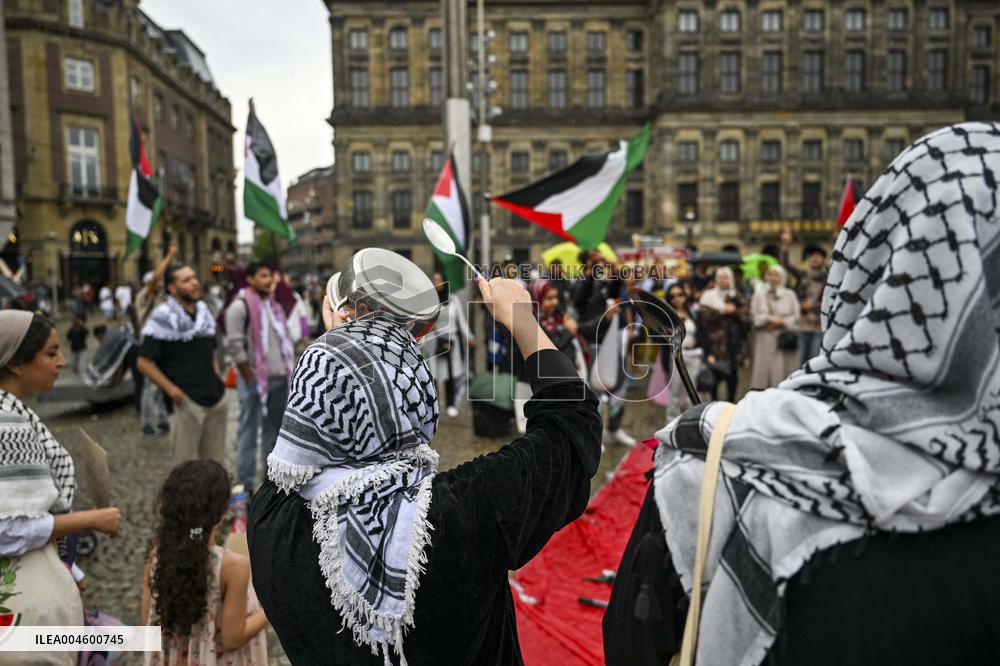 Pro-Palestinian Protest - Amsterdam