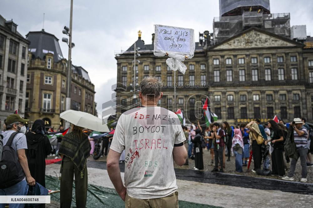 Pro-Palestinian Protest - Amsterdam