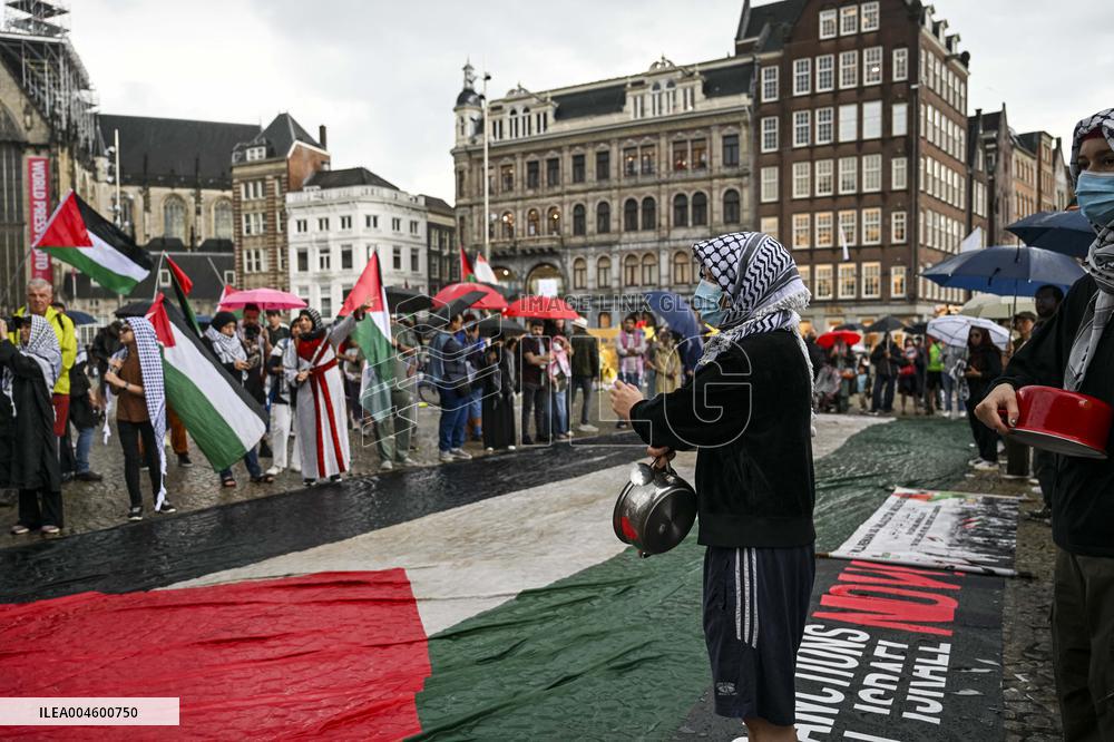 Pro-Palestinian Protest - Amsterdam
