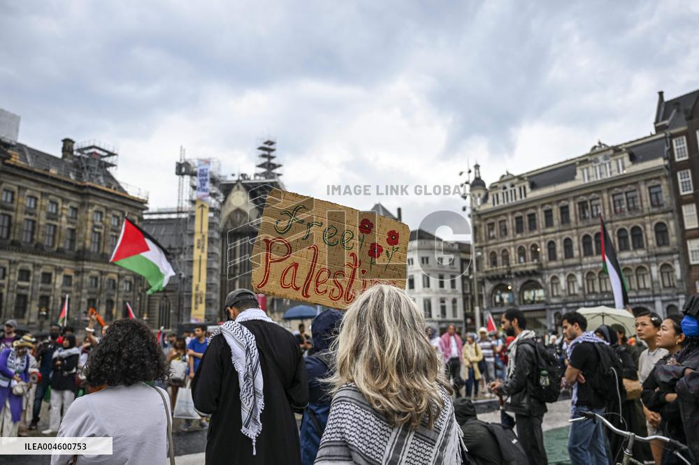 Pro-Palestinian Protest - Amsterdam