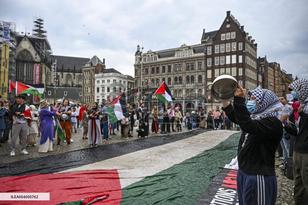 Pro-Palestinian Protest - Amsterdam
