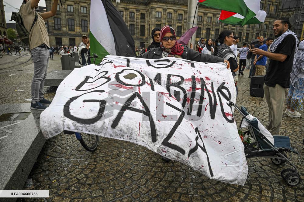 Pro-Palestinian Protest - Amsterdam