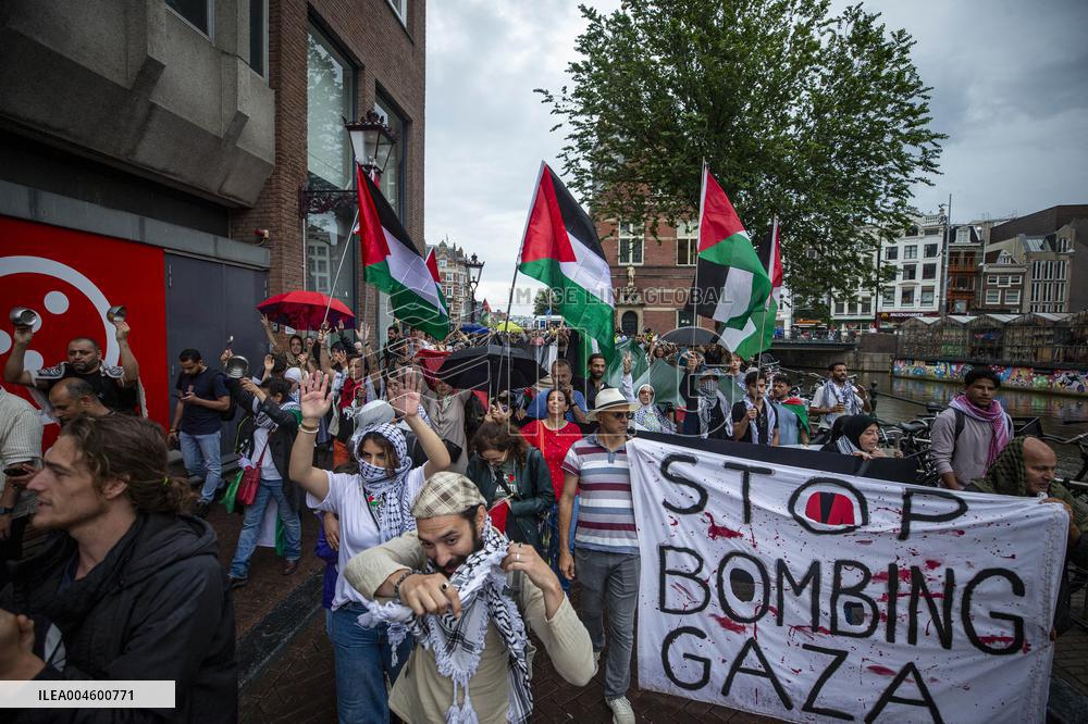 Pro-Palestinian Protest - Amsterdam