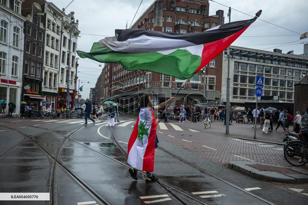 Pro-Palestinian Protest - Amsterdam