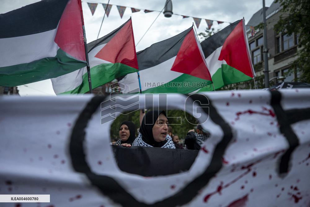 Pro-Palestinian Protest - Amsterdam