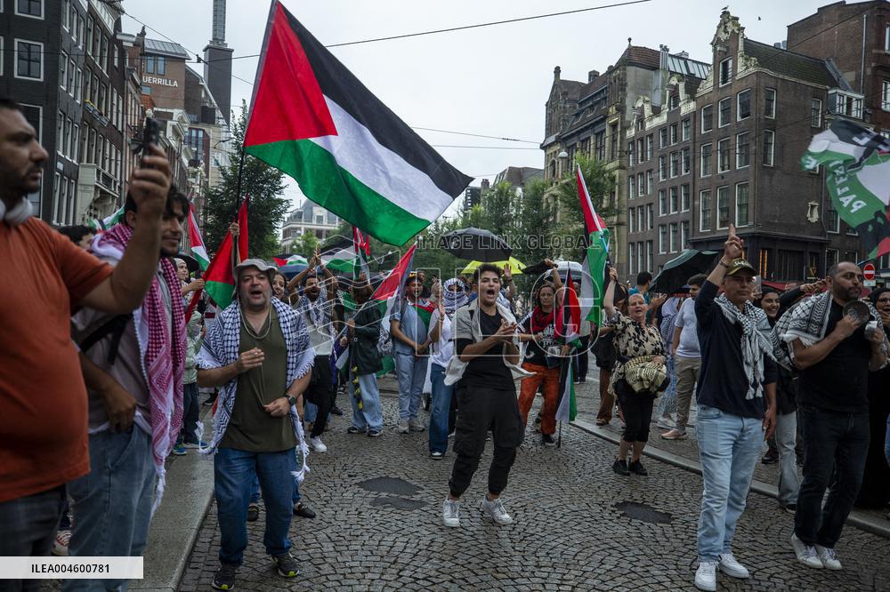 Pro-Palestinian Protest - Amsterdam