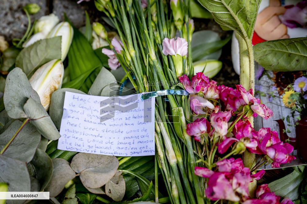 Flowers At Scene Of Feminicide - Netherlands