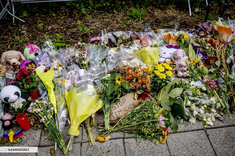 Flowers At Scene Of Feminicide - Netherlands