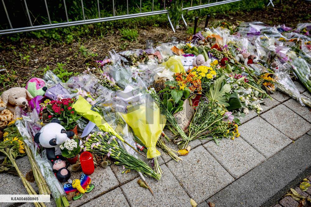 Flowers At Scene Of Feminicide - Netherlands