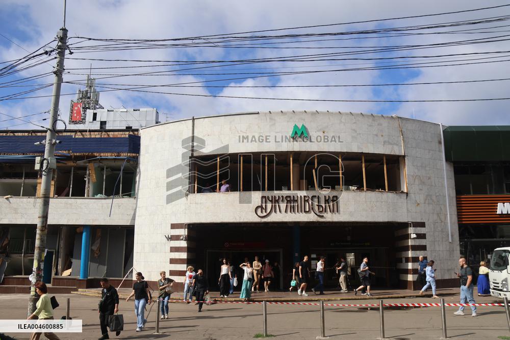 Aftermath Of Russian Attack - Kyiv