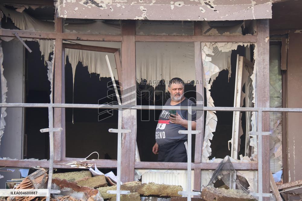 Aftermath Of Russian Attack - Kyiv