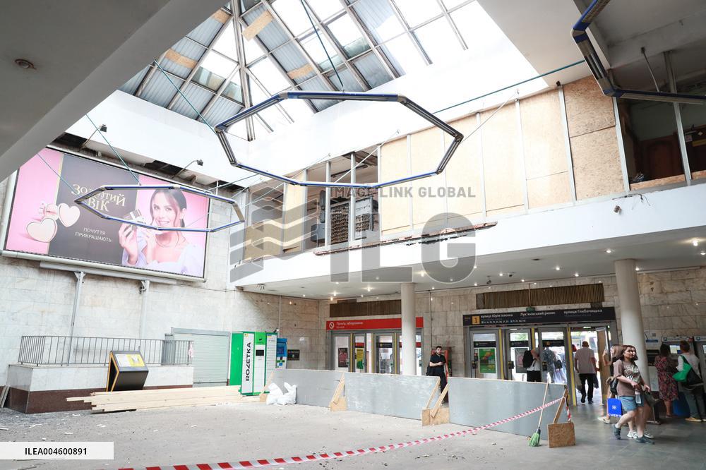 Aftermath Of Russian Attack - Kyiv