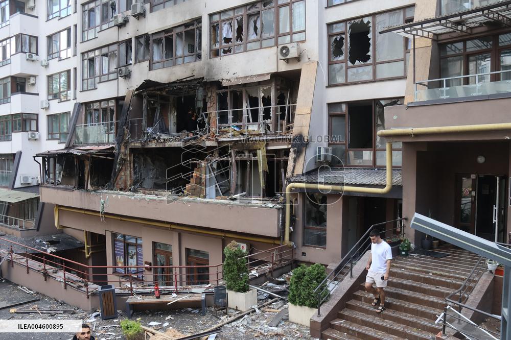 Aftermath Of Russian Attack - Kyiv
