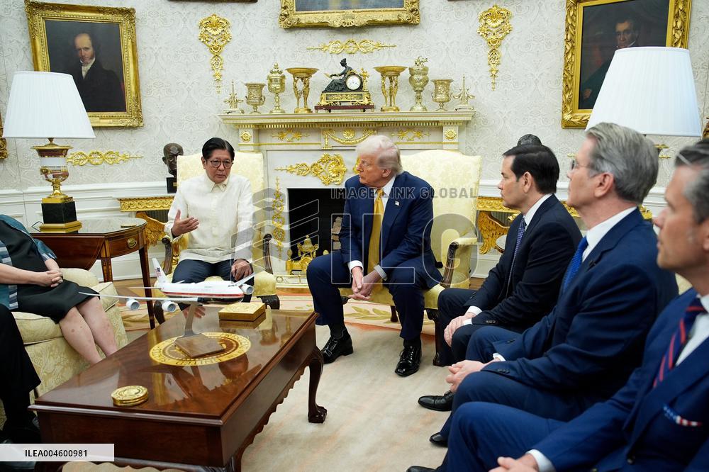Donald Trump Meets Ferdinand Marcos Jr - Washington