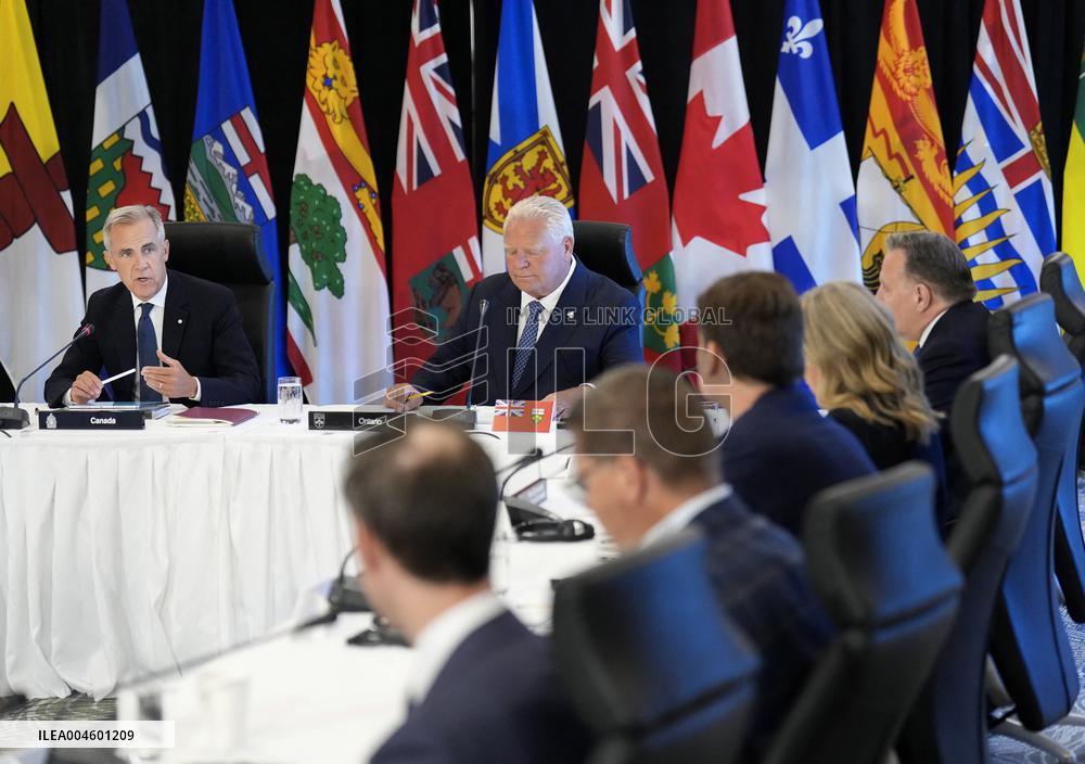 PM Mark Carney Addresses Premiers At Summer Meetings - Canada