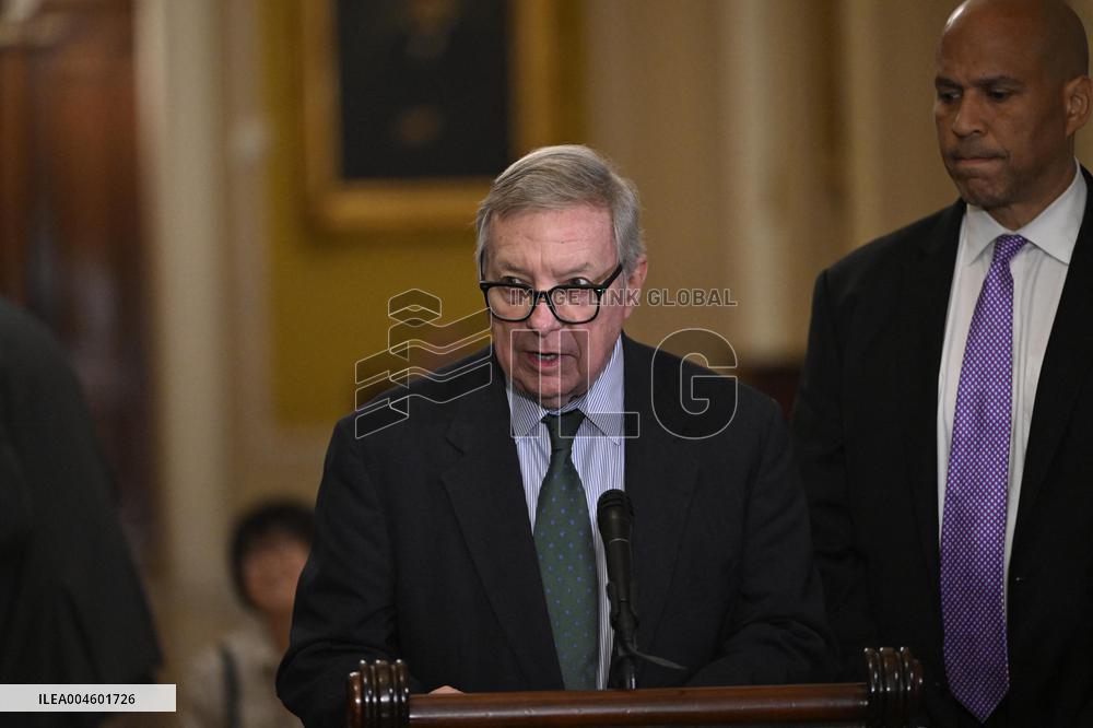 Democratic Press Conference Following Their Policy Luncheon