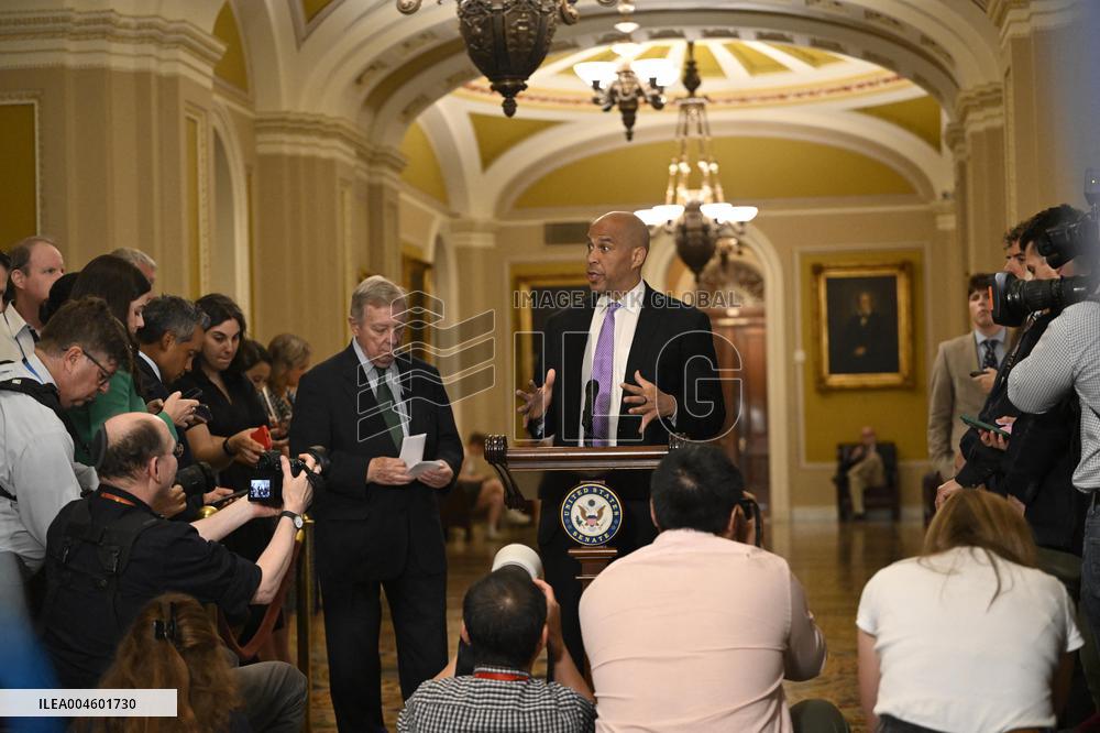 Democratic Press Conference Following Their Policy Luncheon