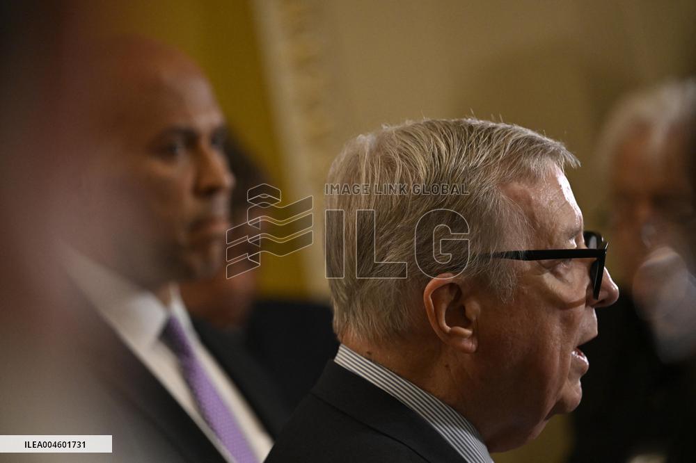Democratic Press Conference Following Their Policy Luncheon