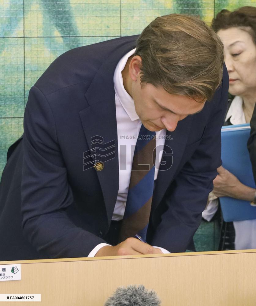 Nobel committee chair in Hiroshima