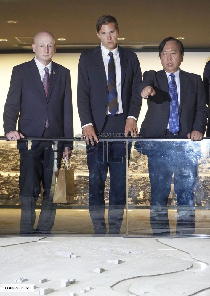 Nobel committee chair in Hiroshima