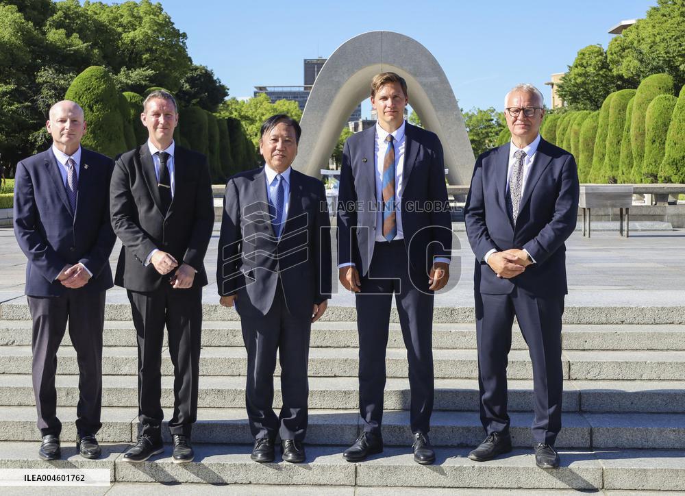 Nobel committee chair in Hiroshima