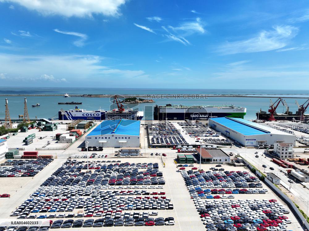 China Lianyungang Port Export Vehicles