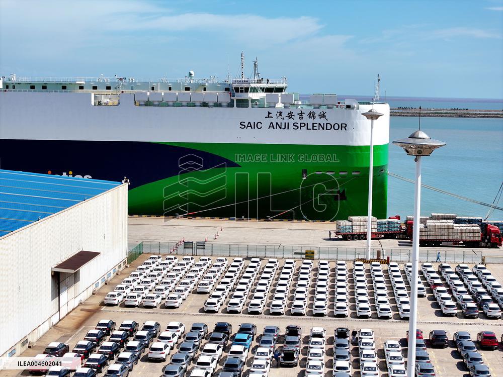 China Lianyungang Port Export Vehicles