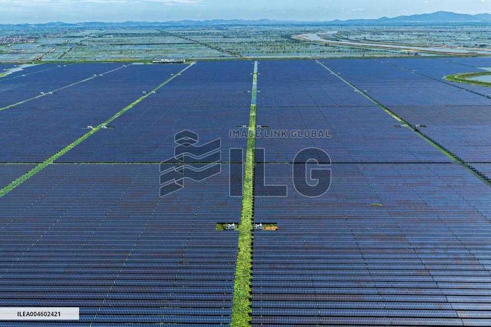 Largest Single-unit Affordable 260MW FISHER-Solar Hybrid Project PV Power Station in East China