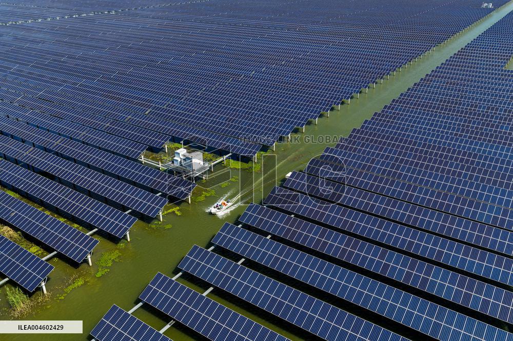 Largest Single-unit Affordable 260MW FISHER-Solar Hybrid Project PV Power Station in East China