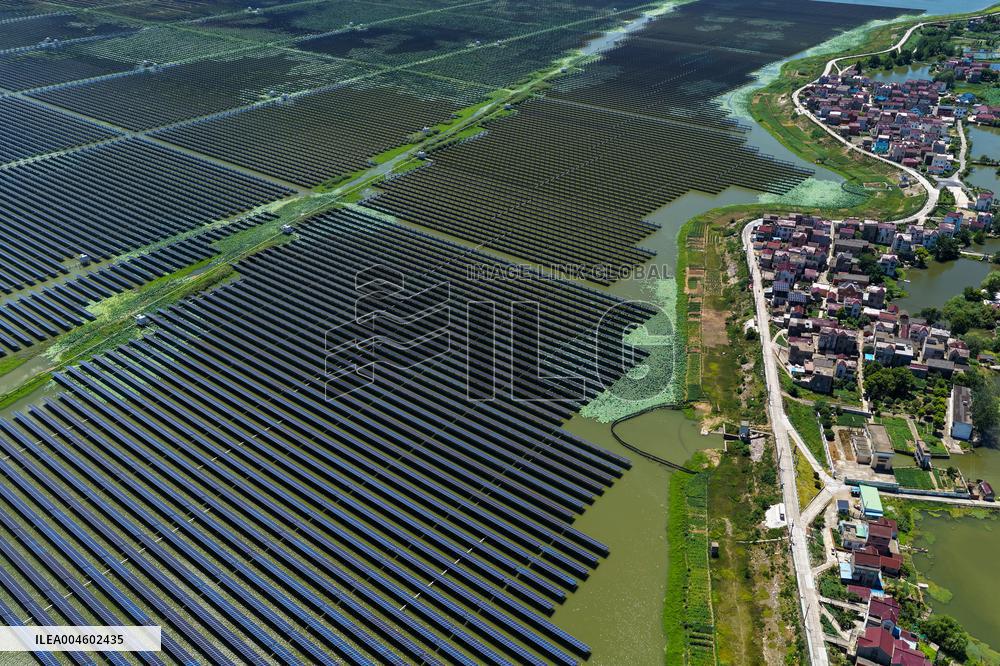Largest Single-unit Affordable 260MW FISHER-Solar Hybrid Project PV Power Station in East China