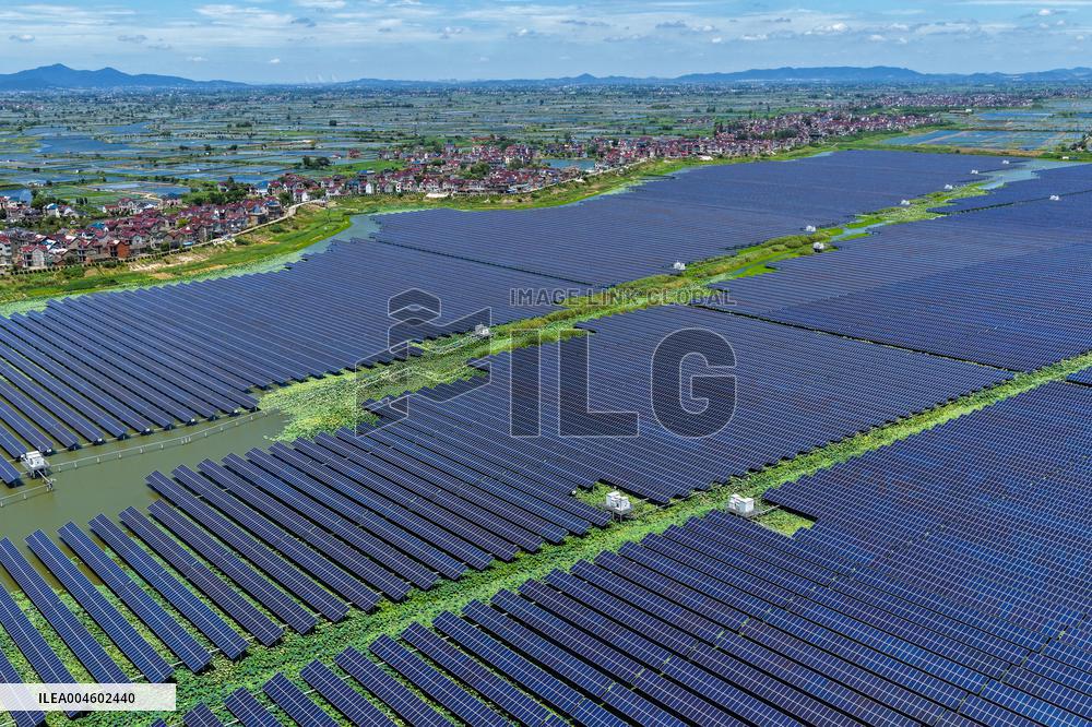 Largest Single-unit Affordable 260MW FISHER-Solar Hybrid Project PV Power Station in East China