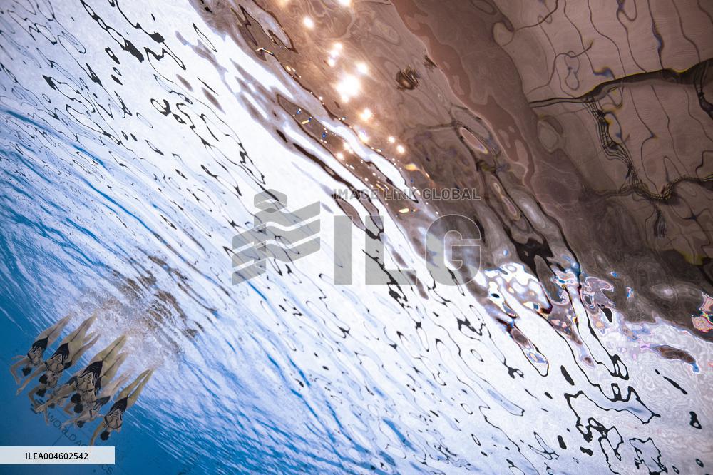 World Aquatics Championships - Team Technical Final Of Artistic Swimming - Singapore