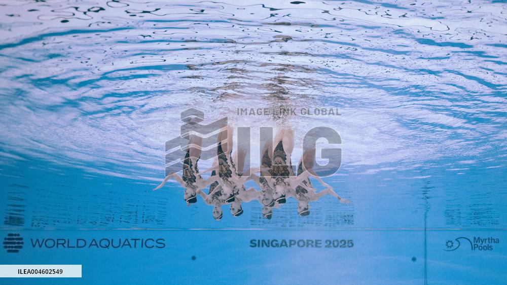 World Aquatics Championships - Team Technical Final Of Artistic Swimming - Singapore
