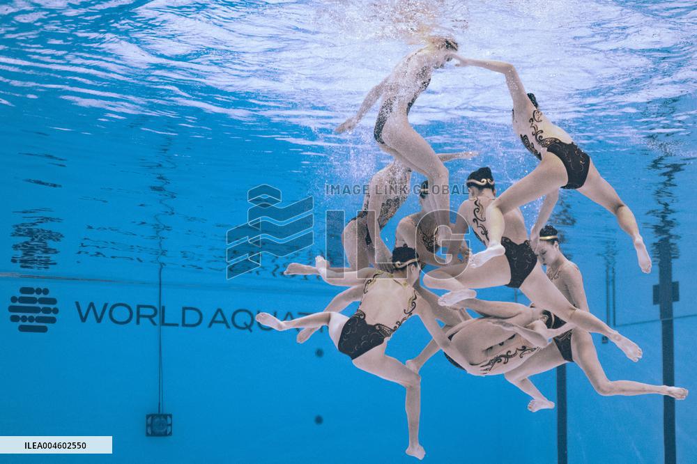 World Aquatics Championships - Team Technical Final Of Artistic Swimming - Singapore