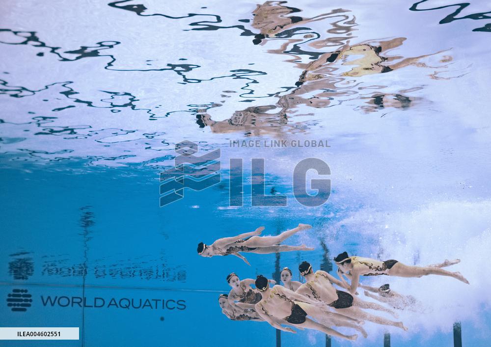 World Aquatics Championships - Team Technical Final Of Artistic Swimming - Singapore