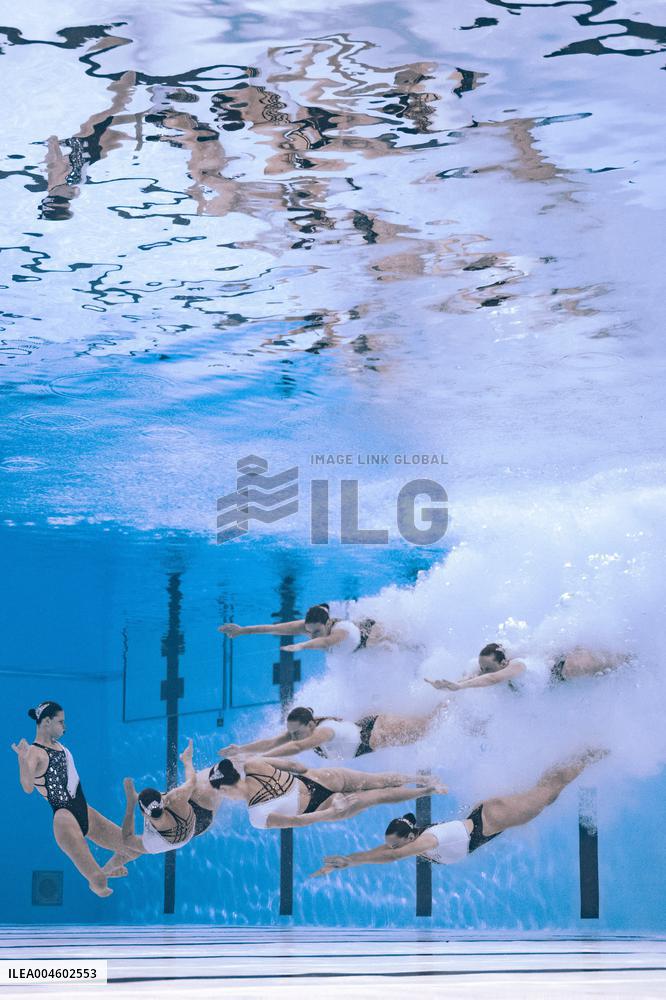 World Aquatics Championships - Team Technical Final Of Artistic Swimming - Singapore