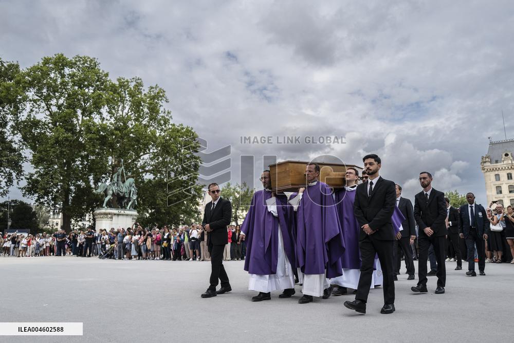 Funeral Of Cardinal Andre Vingt-Trois At Notre-Dame De Paris
