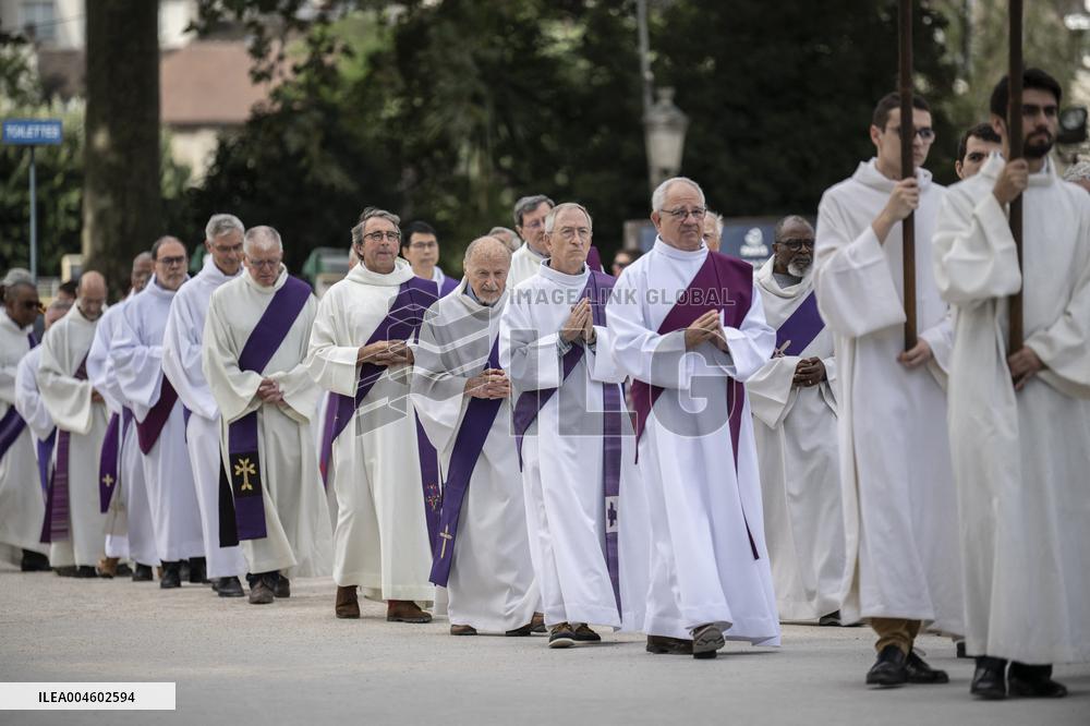 Funeral Of Cardinal Andre Vingt-Trois At Notre-Dame De Paris