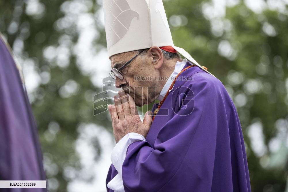 Funeral Of Cardinal Andre Vingt-Trois At Notre-Dame De Paris