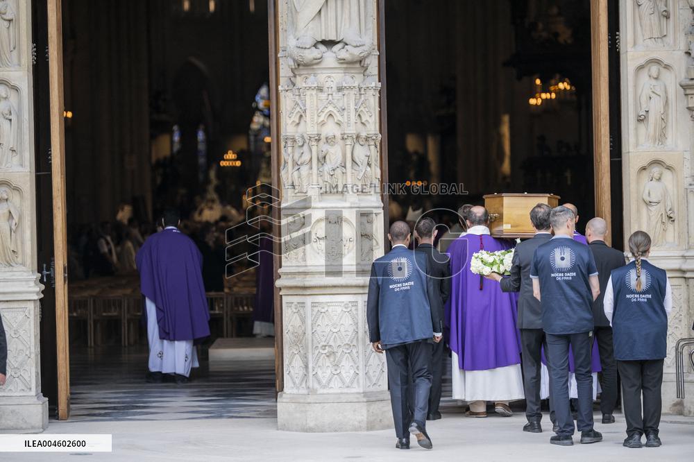 Funeral Of Cardinal Andre Vingt-Trois At Notre-Dame De Paris