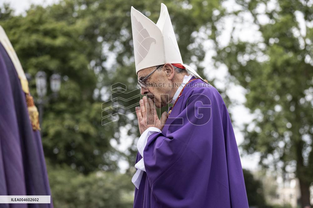 Funeral Of Cardinal Andre Vingt-Trois At Notre-Dame De Paris