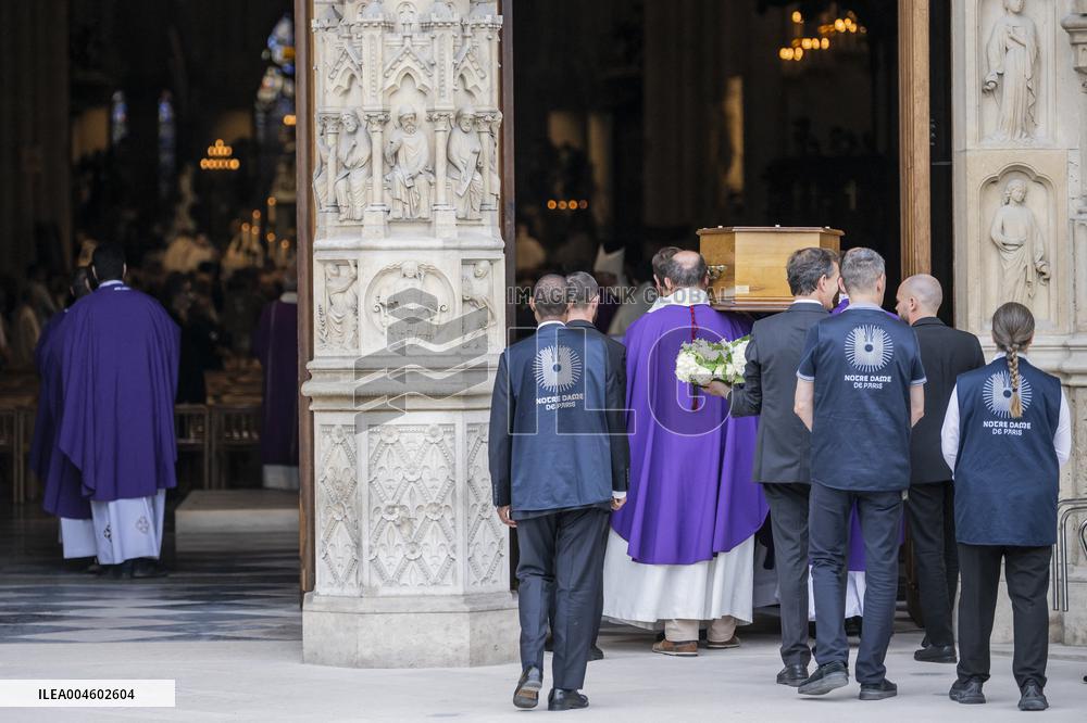 Funeral Of Cardinal Andre Vingt-Trois At Notre-Dame De Paris