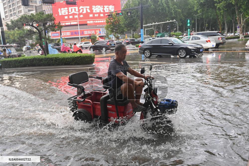 Rainstorm Hit Qingzhou