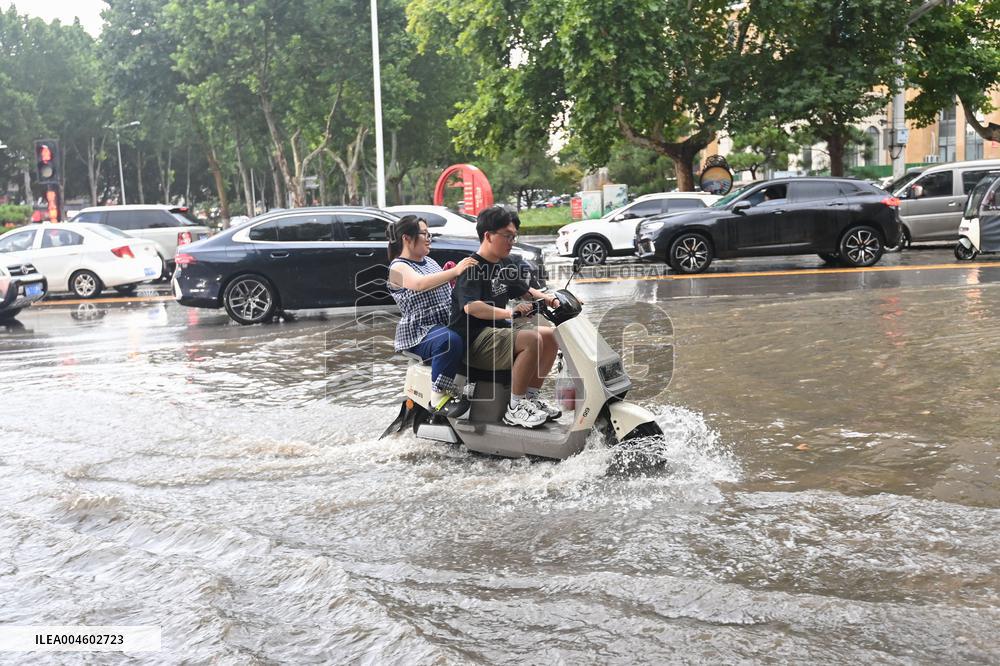 Rainstorm Hit Qingzhou