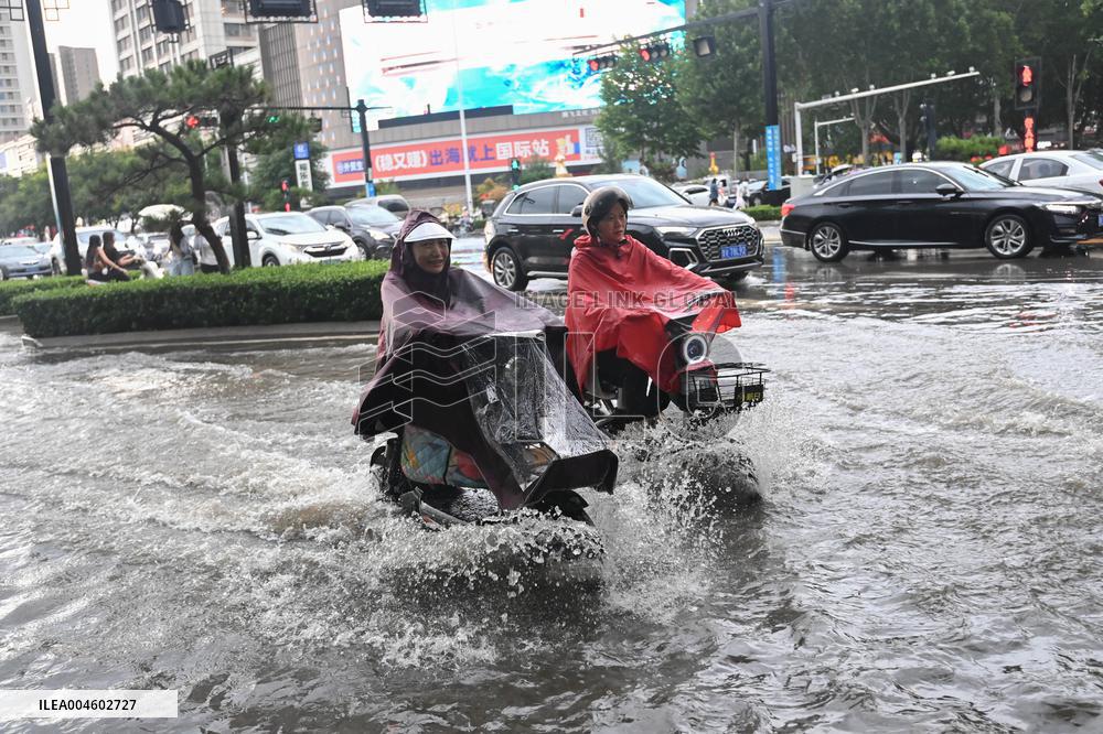 Rainstorm Hit Qingzhou