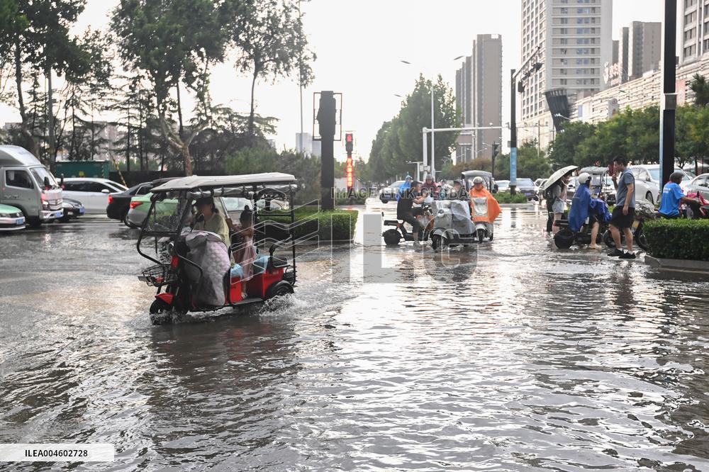 Rainstorm Hit Qingzhou