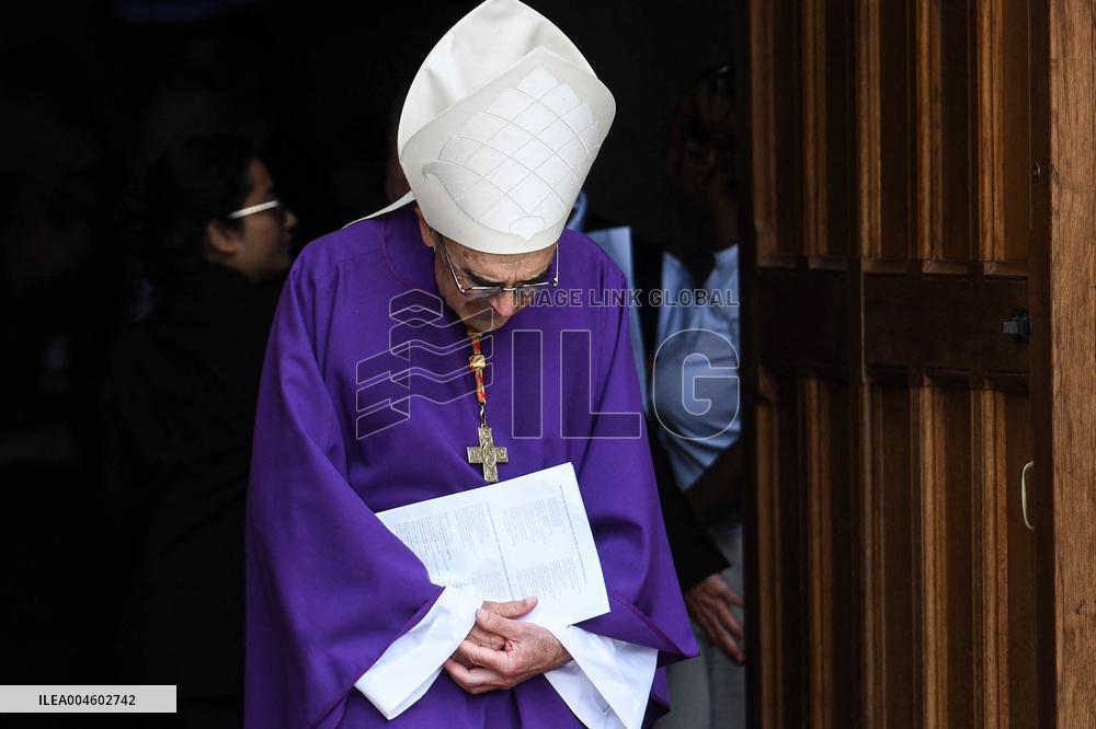 Funeral Of Cardinal Andre Vingt-Trois At Notre-Dame De Paris