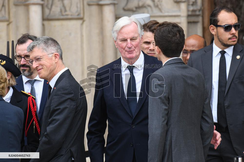 Funeral Of Cardinal Andre Vingt-Trois At Notre-Dame De Paris