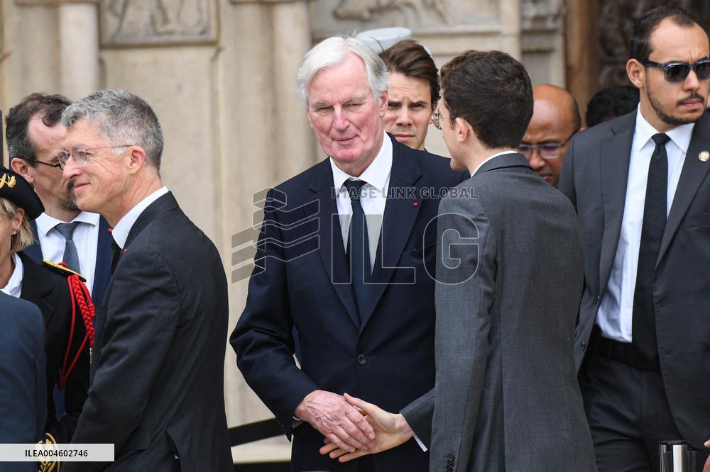 Funeral Of Cardinal Andre Vingt-Trois At Notre-Dame De Paris