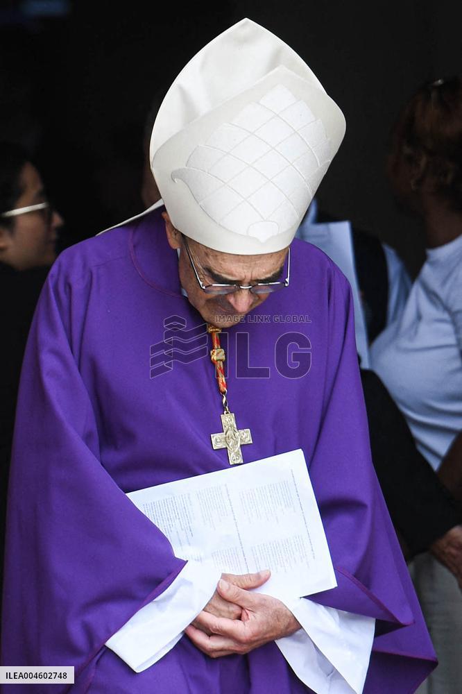 Funeral Of Cardinal Andre Vingt-Trois At Notre-Dame De Paris